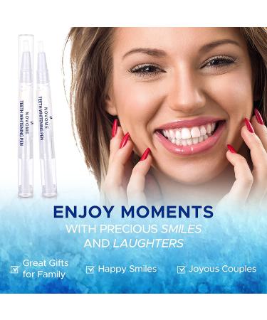 NOVOME Teeth Whitening Pen (2 Pcs) - 20+ Uses, Effective & Painless, No Sensitivity, Travel-Friendly, Easy to Use - Natural Mint Flavor for a Beautiful White Smile! - Buy Now - Buy Online on GoSupps.com