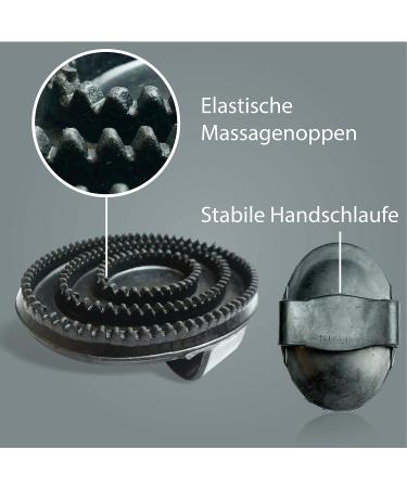 Rubber Grooming Seal Brush for Horses Dogs & Cats - Ideal for Cleaning & Massaging - Healthy Pet Care - Buy Online on GoSupps.com