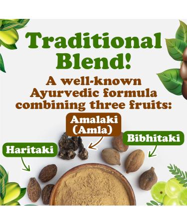 Food to Live Organic Triphala Powder 1 Pound Blend from Fruits Amalaki Haritaki and Bibhitaki Non-GMO Perfect for Tea and Smoothies Vegan Kosher Bulk 16 Ounce (Pack of 1) - Buy Online on GoSupps.com
