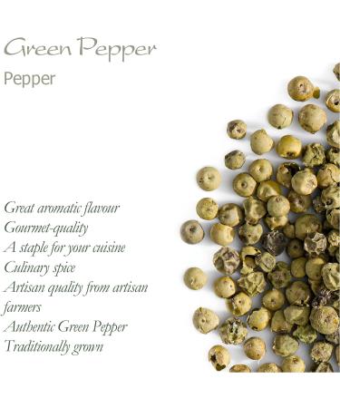 Organic Green Peppercorns Whole - Gourmet Pepper Corn for Grinder - 100g - Buy Online on GoSupps.com