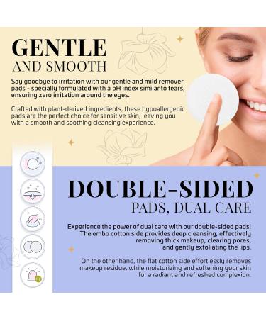 Peelosoft One Pass Makeup Remover & Cleansing Pads - Hypoallergenic Deep Cleansing Pads for Sensitive Skin - 50 Count Waterproof Makeup Remover - Buy Online on GoSupps.com