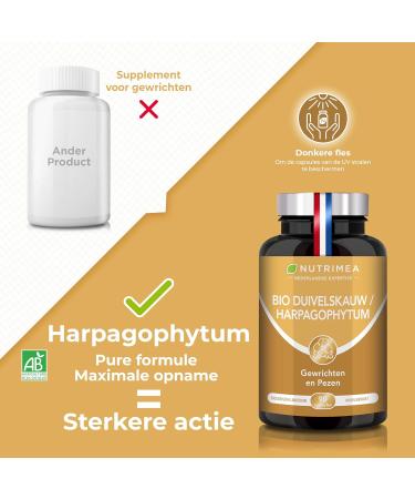 Plastimea Devils claw HARPAGOPHYTUM food supplement NUTRIMEA 90 caps - Buy Online on GoSupps.com