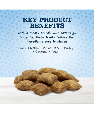 Blue Buffalo Baby Blue Crunchies Natural Savory Chicken Kitten Treats - 2oz Pack - Buy Online on GoSupps.com