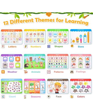 Foayex Montessori Toys for Toddlers Learning - Educational Activities Book for 3-5 Year Old Boys & Girls - Buy Online on GoSupps.com