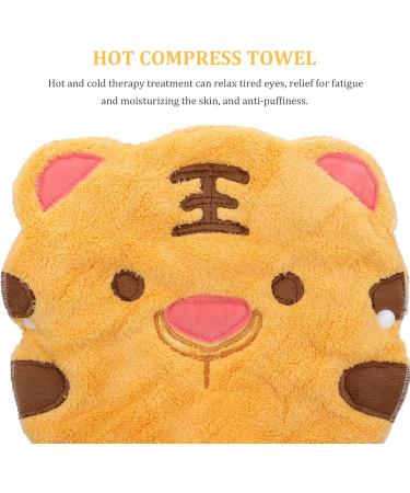1 Ensemble Serviette de Visage Pratique Fleece Masque Chaud Froid Multifonction pour Soin Visage des Femmes - Buy Online on GoSupps.com