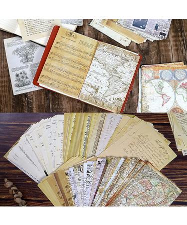 240PCS Vintage Handmade Scrapbook Paper Set for DIY Craft Decoration | BILLIOTEAM Junk Journal Pages - Mathematics, Magazine, Newspaper, Sheet Music - 5.51 x 7.87 inches - Buy Online on GoSupps.com