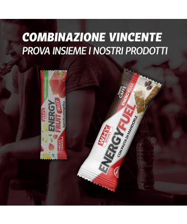  WHY SPORT WHY SPORT ENERGY FRUIT JELLY - Fruit Based Energy Bar - Gusto Apple and Strawberry - Box of 35 Bars - 30g - Buy Online on GoSupps.com