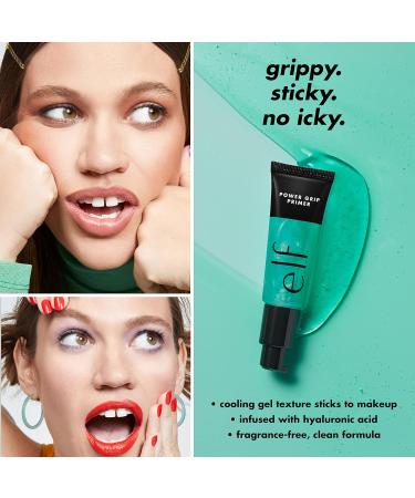 e.l.f. Cosmetics Power Grip Primer Gel-Based & Hydrating Face Primer & Camo Liquid Blush Long-Lasting Liquid Blush For High-Pigment Colour - Buy Online on GoSupps.com