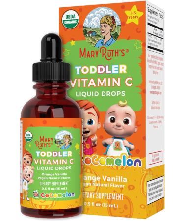Organic Cocomelon Toddler Vitamin C & Probiotic Bundle by MaryRuth's | Immune & Digestive Support | Vegan & Gluten Free - Buy Online on GoSupps.com