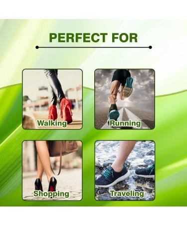 MountainAir Metatarsal Pads - 4 Pairs Anti-Slip Foot Cushions for Men & Women - Pain Relief Shoe Inserts - Transparent High Heel Pads - Buy Online on GoSupps.com