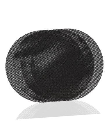 Zerodeko 4pcs Air Fryer Pad Air Fryers Airfryer Microwave Steamer Air Fryer Silicone Pad Washable Baking Mat Black 20.5X20.5X0.1CM