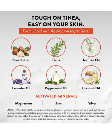 Terrasil Jock Itch Antifungal Cleansing Soap Bar for Men - Treat Ringworm & Fungal Infections - 2.64 Ounce - Buy Online on GoSupps.com