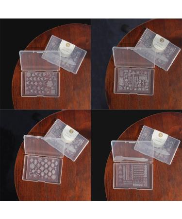 MCAORI 3D Nail Art Mold with Variety of Patterns Template Carving Sticker Stencil Tools Creative Stunning Nail Decorations - Buy Online on GoSupps.com