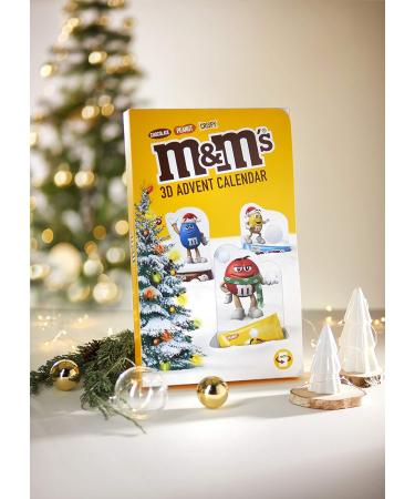 M&Ms Advent Calendar 2022 | 3D Pop-Up Christmas Calendar | 346g Chocolate Treats - International Shipping Available - Buy Online on GoSupps.com