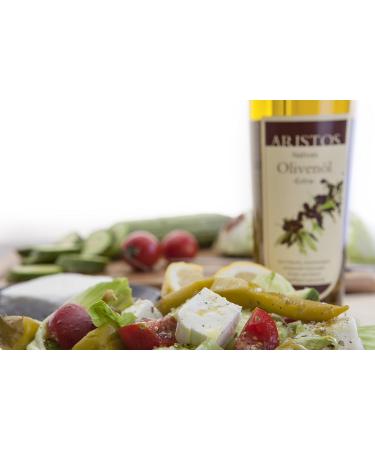 Premium Cold Pressed Greek Olive Oil Gift Box 500ml - Perfect Christmas Present | ARISTOS - Buy Online on GoSupps.com