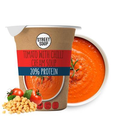 Protein Instant Soup Tasting Package | 8x50g Vegan Low Carb Cream Soups | 20% Protein | Natural Ingredients | Ready-to-Eat Meal Set - Buy Online on GoSupps.com