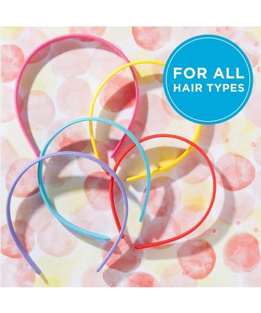 Goody Kids Ouchless Classic Headband - Assorted Colors - Pain-Free Hair Accessories for All Hair Types - 5 Count Pack for Men, Women, Boys, and Girls - Buy Online on GoSupps.com