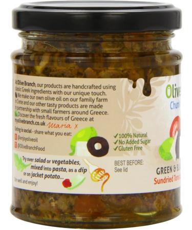  Olive Branch Green and Black Olive Tapenade with Dried Tomato and Greek Basil 2 Pack 180g - Buy Online on GoSupps.com
