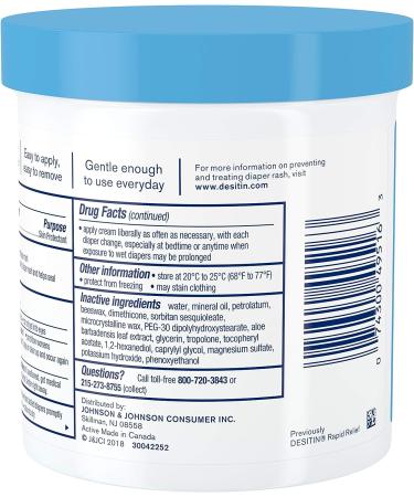 Desitin Daily Defense Baby Diaper Rash Cream | 16 oz | Zinc Oxide Formula to Treat, Relieve & Prevent Rash | Hypoallergenic, Dye, Phthalate & Paraben-Free - Buy Online on GoSupps.com