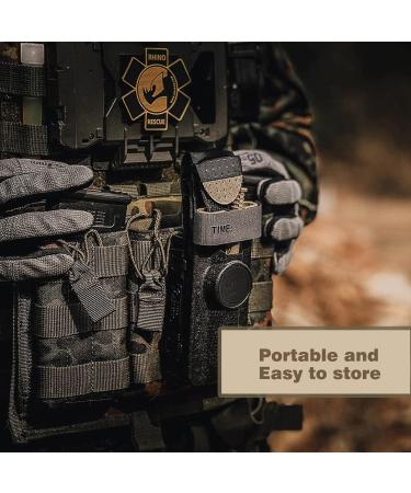 Buy Rhino Rescue Tourniquets - Tactical One-Handed First Aid Set for Emergency Bleeding | 2PC Black Life-Saving Gear for Military & Paramedics - Buy Online on GoSupps.com