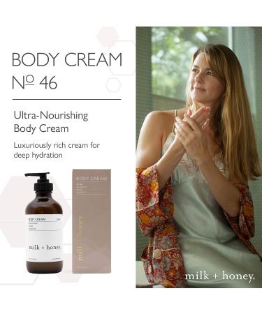 Milk + Honey Rich Body Cream No. 46 with Sandalwood, Vetiver, and Cardamom | Ultra-Nourishing Moisturizing Lotion for Women and Men | 8 oz Coconut Sandalwood - Buy Online on GoSupps.com