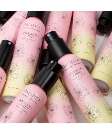 Pacifica Hair Perfume & Body Fragrance Spray Mist - Passion Fruit with Pineapple Orange Blossom Vanilla Sandalwood & Bergamot Alcohol-Free Vegan & Cruelty-Free 5 oz (1 Count) New Passionfruit 5 Fl Oz (Pack of 1) - Buy Online on GoSupps.com