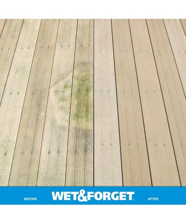 Wet & Forget 128oz Outdoor Cleaner Concentrate - Moss, Mold, Mildew & Algae Stain Remover - Buy Online on GoSupps.com