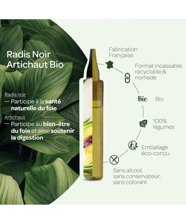 SUPERDIET - BLACK RADISH ORGANIC ARTICHOKE - Easy digestion & natural transit - Portable format - 20 units of 15 ml - Buy Online on GoSupps.com