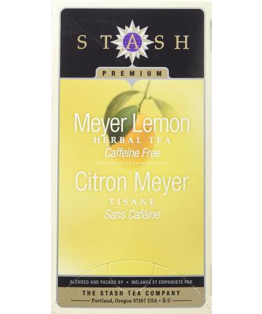 Stash Tea Meyer Lemon Herbal Tea 20 Count - Pack of 1 - Buy Online on GoSupps.com