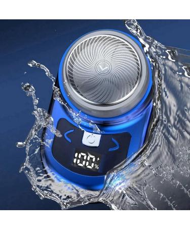 2X Portable Electric Shaver for Men - Mini Beard Shaver with LCD Power Display | Rechargeable Travel & Home Razor - Buy Online on GoSupps.com