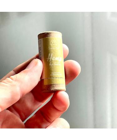 Suntribe Bio Lip Balm with Hemp - 100% Natural Vegan & Zero Waste | Soothing Lavender & Peppermint - Award-Winning Moisture Repair - 6g - Buy Online on GoSupps.com