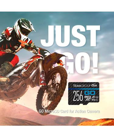 TEAMGROUP GO Card 128GB Micro SDXC UHS-I U3 V30 - High Speed Flash Memory Card for GoPro, Drone, Action Cameras - Nintendo-Switch Compatible - Ideal for Sports & 4K Shooting - Buy Online on GoSupps.com