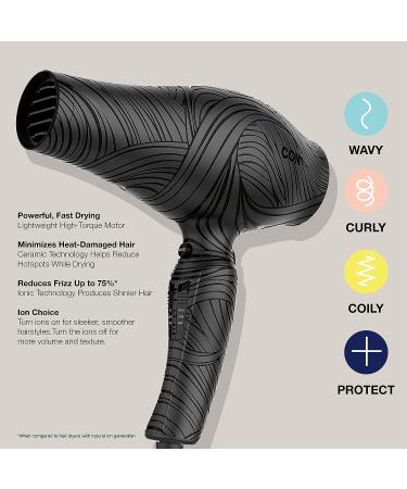 Conair Curl Collective 1875W Ionic Ceramic Hair Dryer - Nourish Natural Curls - Buy Online on GoSupps.com