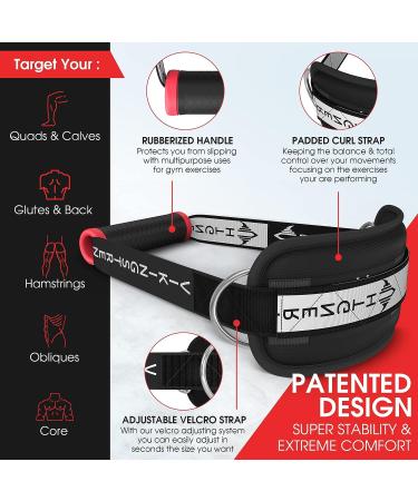 Vikingstrength VOL 2 Nordic Hamstring Curl with Long Straps - Home Glute & Hamstring Workout with Exercise Handles and Ankle Straps - Buy Online on GoSupps.com