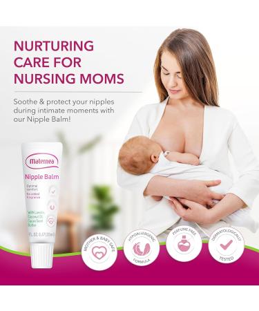 Maternea Nipple Balm - Pregnancy Essential for Breastfeeding Care (20ml) - Buy Online on GoSupps.com