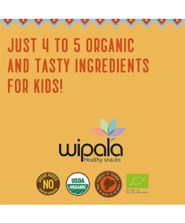 Wipala USDA Organic Kids Fruity Bars - Goldenberry & Broccoli Flavor | Healthy Snack for Children - Buy Online on GoSupps.com