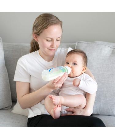 Dr. Brown's Natural Flow Anti-Colic Options+ Narrow Baby Bottles 8 oz/250 mL - Level 1 Slow Flow Nipple - 4 Pack - 0m+ - Clear - Buy Online on GoSupps.com