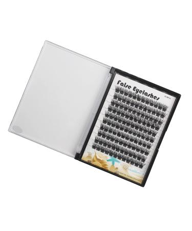 120 Pcs D Curl 10mm Cluster Eyelashes for Makeup Volume Extensions - Natural Long Wide Stem False Eyelashes - Buy Online on GoSupps.com