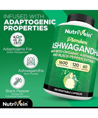 Nutrivein Premium Irish Sea Moss Capsules, Berberine Supplements, and Ashwagandha Supplements Bundle: High-Absorption Berberine Hcl, Ashwagandha Root Extract, & Sea Moss for Digestion & Daily Balance - Buy Online on GoSupps.com