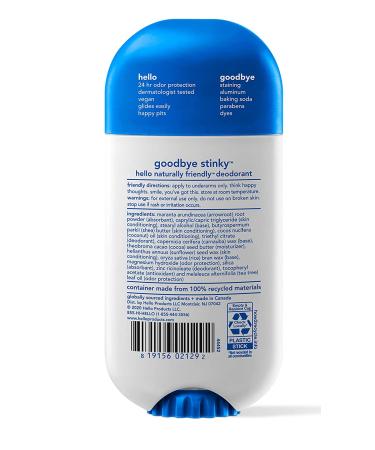 Shea Butter Fragrance-Free Deodorant for Women and Men - 2.6 oz (Pack of 3) | Unscented, Aluminum-Free, Baking Soda-Free, Parabens-Free - 24-Hour Protection - Buy Online on GoSupps.com