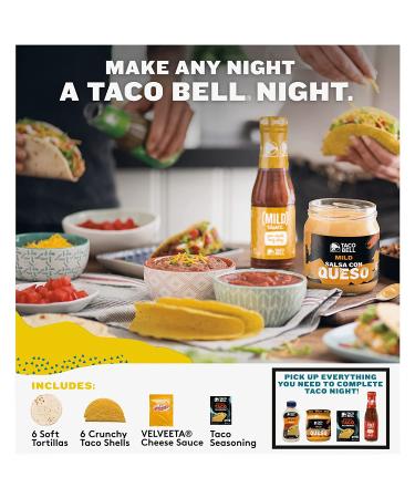 Taco Bell Cheesy Double Decker Taco Dinner Kit - 13.86 oz Box (Pack of 10) - Buy Online on GoSupps.com