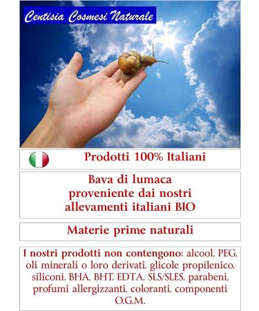  Centisia Deodorant spray without gas snail slime and aloe vera 125 ml natural for sensitive skin with potassium alum made in Italy - Buy Online on GoSupps.com