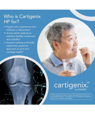Calroy Cartigenix HP Joint & Cartilage Support Supplement - for Men and Women - Supports Flexibility Mobility & Comfort 60 Vegan Capsules - Buy Online on GoSupps.com
