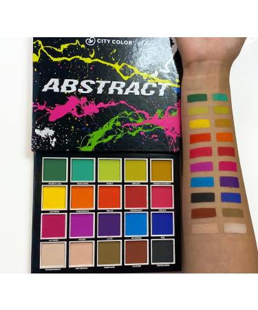 Abstract Palette: 20 Unique Shades Eyeshadow Palette for Stunning Looks | International Shipping Available - Buy Online on GoSupps.com