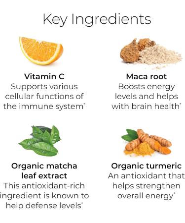 Hush & Hush ShieldUp - Immune Booster Energy Supplement - Brain Booster - Vitamin C, Maca Root, Turmeric and Organic Matcha Leaf Extract - Vegan, Gluten Free - 60 Capsules - Buy Online on GoSupps.com