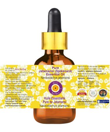 d ve herbes Pure Jatamansi (Spikenard) Essential Oil (Nardostachys jatamansi) with Glass Dropper Steam Distilled 2ml (0.06 oz) 0.03 Fl Oz (Pack of 2) - Buy Online on GoSupps.com