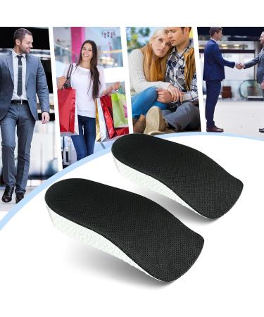 Height Increase Insoles for Leg Length Discrepancy | Breathable Heel Lifts (2 Pairs Black 1.37in) - Boost Comfort & Elevate Your Height - Buy Online on GoSupps.com