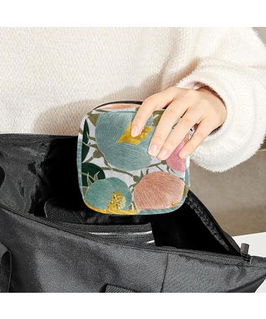 GIAPB Period Bag - Spring Flower Color Sanitary Napkin Storage & Travel Makeup Pouch - Buy Online on GoSupps.com