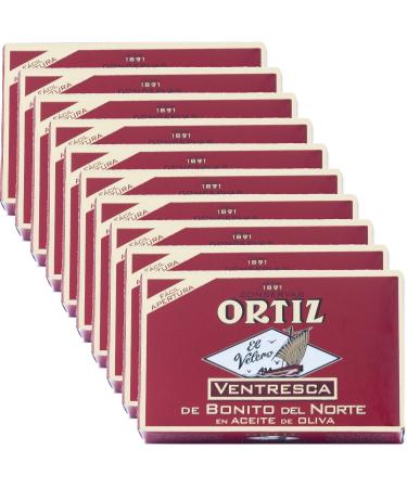Ortiz Ventresca White Tuna Belly in Oil - 10 pack (112g each) by N/A