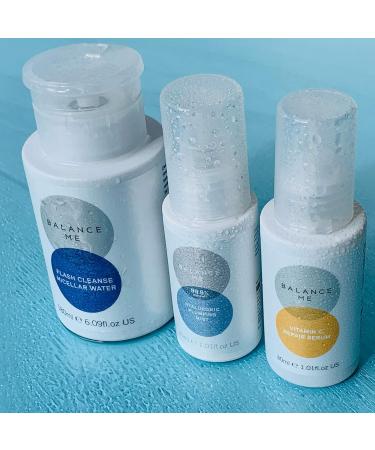 Balance Me Flash Cleanse Micellar Water - Vegan Facial Cleanser 180ml | Made in UK - Buy Online on GoSupps.com
